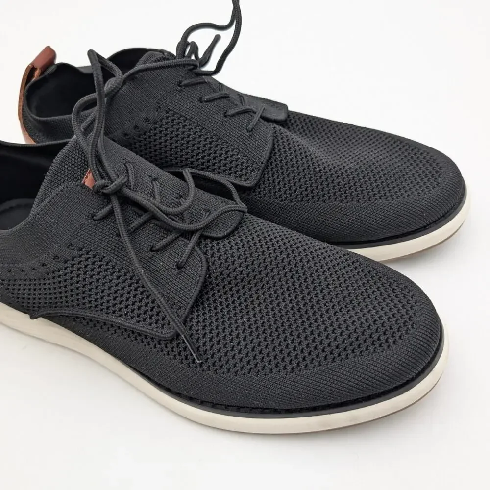 Nordstrom Rack Milo Hybrid Knit Sneaker Derby Shoes Men's Black Size US11M EU44